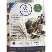 Premium Kraft Kağıt A4 140 gr 100’LÜ | 21X29,7 cm Yazıcı, Baskı ve El Işi Kağıdı
