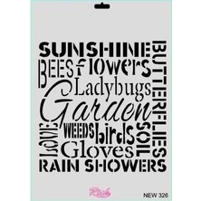 Matra Rich New Seri N-326 Stencil 35X25 cm