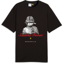 Puma Erkek Siyah Puma Ferrari Graphic Tee 2 Siyah Erkek T-Shirt & Polo
