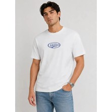 Guess Jeans Beyaz Erkek T-Shirt M6YI06K3649-G046 Guess Jeanst-Shirt
