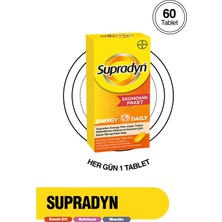 Bayer Energy Daily 60 Film Kaplı Tablet | Koenzim Q10, Multivitamin ve Mineral