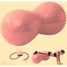 Duyu Atölyesi Dikenli Fıstık Pilates Topu 90 x 45 cm