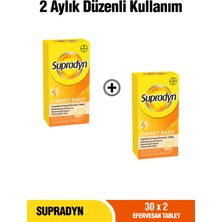 Supradyn Daily Energy 30x2 Efervesan Tablet 2 Aylık Düzenli Kullanım