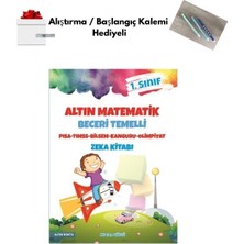 Altın Nokta Yayınevi 1. Sınıf Altın Matematik Zeka Kitabı Matematiği Sevdiren Kitap + Alıştırma / Başlangıç Kalemi Hediyeli