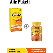 Supradyn Aile Paketi: Energy Daily ve Kids Multivitamin Seti - 60 Film Kaplı Tablet 60 Draje