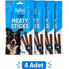 Reflex Meaty Sticks Somonlu Köpek Ödül Maması 4'lü Paket 4 x 33 G