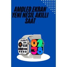 Uslucan Alışveriş Akıllı Kol Saat Amoled Ekran Android ve Ios Uyumlu Arama Konuşma