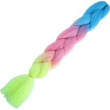 Matra Afrika Örgülük Ombreli Sentetik 100 Gr. / Açık Mavi / Pembe / Neon Sarı