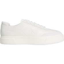 Calvin Klein Erkek Basket Cupsole Laceup Deri Sneaker
