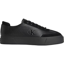 Calvin Klein Erkek Basket Cupsole Laceup Deri Sneaker