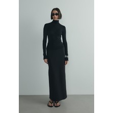 Suud Collection Siyah Boğazlı Body