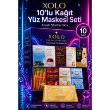 Xolo 10’lu Kağıt Yüz Maskesi Seti Fresh Start Box Karma Cilt Bakım Deneyim Seti 10*30ML