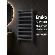 Emko 50*100 Antrasit Aliminyum Havlupan