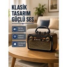 Kaia Life Ahşap Dokulu Bluetooth Müzik Kutusu – Vintage LED Tasarımıyla Modern Ses Deneyimi