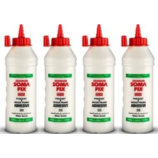 4 Adet Somafix 500 ml Parke Tutkalı Beyaz Iskelet Tutkal D3