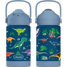 SipnJoy - FlipSip Çocuk Su Termosu | 360 ml -  Dino Roar