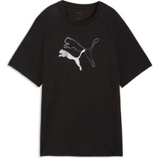 Puma Evostrıpe Graphic Tee Kadın Siyah T-Shirt & Polo