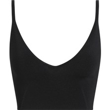 Calvin Klein Rayon Sweater Bralet, Beh Siyah Kadın T-Shirt & Polo