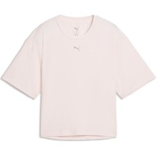 Puma W Cloudspun Relaxed Tee Jasmine Flower Kadın Pembe T-Shirt & Polo