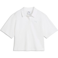 Puma Puma Class Polo Tee Kadın Beyaz T-Shirt & Polo