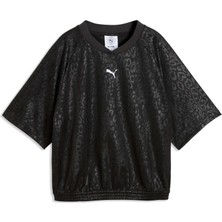 Puma Puma Sport Anımal Jersey Kadın Siyah T-Shirt & Polo