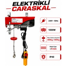 Badem10 Junior PA800 Elektrikli Vinç Caraskal 400/800 kg 20 Metre Halatlı Kumandalı Yük Kaldırma 1300W