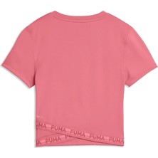 Puma W Puma Strong Cross Back Tee Wild Pink Kadın Pembe T-Shirt & Polo