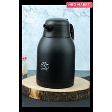 HBG Markt CKR-2038 2 Litre Bitter Çelik Termos Kısa Tombul Sürahi Modeli