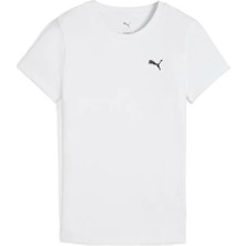 Puma Wardrobe Ess Slim Tee Beyaz Kadın T-Shirt