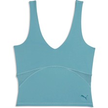 Puma W Puma Shape Fashion Tank Baltic Sea Blu Kadın Yeşil T-Shirt & Polo