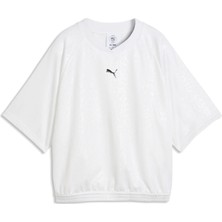 Puma Puma Sport Anımal Jersey Kadın Beyaz T-Shirt & Polo