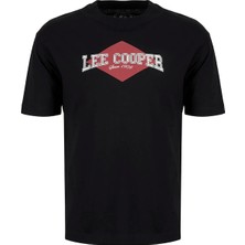 Lee Cooper Siyah Kadın Oversized Baskılı T-Shirt 262 Lcf 242027 Nına 1 Siyah