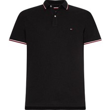 Tommy Hilfiger Core Tommy Tıpped Sl Erkek Siyah Polo T-Shirt