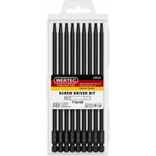 Wertec Manyetik Torx Bits Uç T15 x 150MM 10 Adet