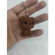 Kobrax Örme Yavru Köpek Anahtarlık