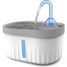 Odea Aquata Otomatik Kedi Su Pınarı Ultra Sessiz Kedi Su Sebili 40DB USB Bağlantılı 2,3 Lt (Mavi, Standart)
