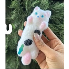 Odea Kedi Sukuşi Yumoş Jel Stres Oyuncağı Kedicik Model Squishy Elastik Kedi Patisi Taba