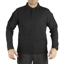 Yds Shop Yds Performance Polo T-Shırt Uzun Kollu -Siyah