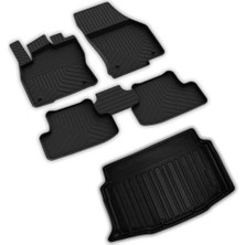 Odea Seat Ibiza ile Uyumlu Ferrous 4d Paspas ve Alt Kademe Için 3D Bagaj Havuzu 2022 ve Üstü