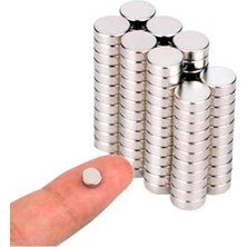 Odea Dünya Magnet 20 Adet - Yuvarlak Neodyum Mıknatıs, 5x2 Mm, Güçlü Magnet, N35 Kalite