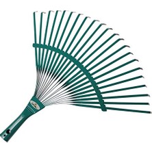 Odea 53731 Ahşap Saplı Metal Çim ve Yaprak Toplama Tırmığı 45 cm