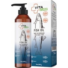 Odea Fish Oil 200ML - Kedi ve Köpek - Omega 3 ve 6 Içeren, Deri, Tüy ve Kalp Sağlığına Destek Balık Yağı