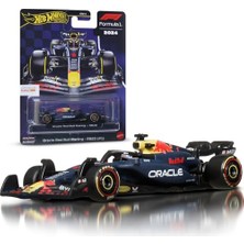 Odea Hot Wheels Ölçek 1:64 Premium Formula 1 Koleksiyon Oyuncak Yarış Arabası Gerçek Lastikler ve Metal/metal Gövde ve Şasi (Stiller Değişebilir), JBM12