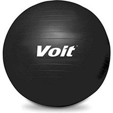 Odea Voit T5406 65 cm Pilates Topu + Pompa Hediyeli Unisex, Siyah, Tek Beden