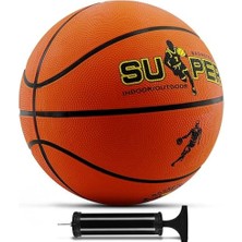 Odea Basketbol Topu, Turuncu, 7 Numara, Iç ve Dış Mekan, Pompa Dahil,