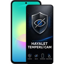 Case World Samsung Galaxy A27 ile Uyumlu Tam Kaplayan Privacy Hayalet Temperli Ekran Koruycu Cam