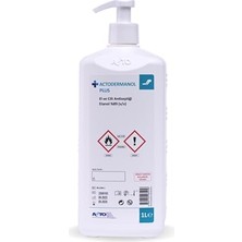 Odea Dermanol® Plus 1l – El ve Cilt Antiseptiği |%89 Etanol (V/v) Içerikli Hızlı Etkili Dezenfektan | Zararlı Mikroorganizmalara Karşı Etkin Koruma | Cilt Dostu, Hızlı Kuruyan Formül