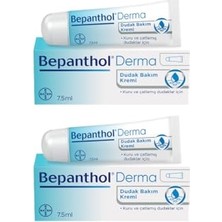 Odea Bepanthol Dudak Bakım Kremi 7,5 ml 2li Paket L Kuru ve Çatlamış Dudaklar Için Günlük Nemlendirme