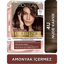 Odea L'oreal Paris Excellence Creme Nude Renkler Saç Boyası - 4u Nude Kahve