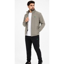 Lacoste Basıc Bej-Füme Regular Fit Eşofman Takımı